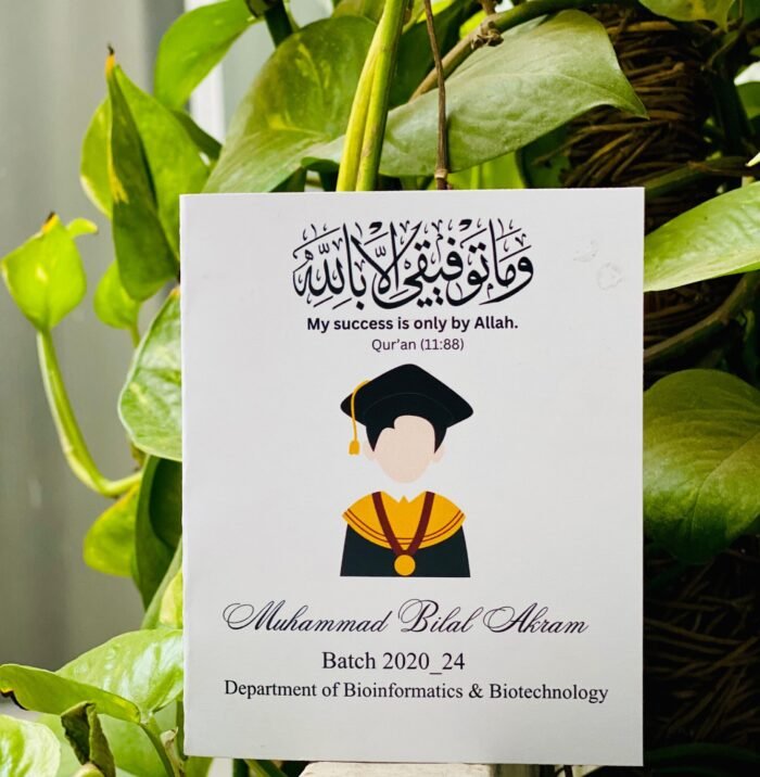 Bi-Fold Graduation Card