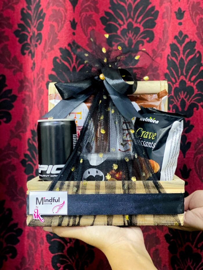 Black Themed Wooden Gift