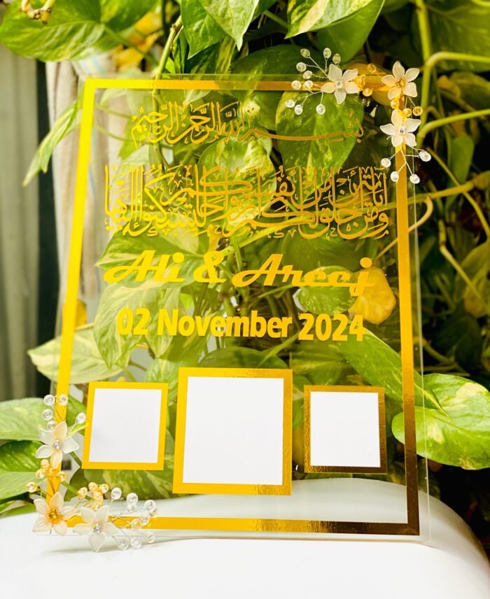 Acrylic Nikkah Thumb-board