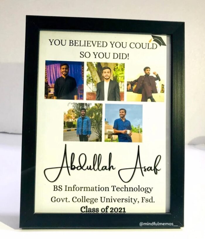 Customized Graduation Frame